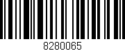 Código de barras (EAN, GTIN, SKU, ISBN): '8280065'