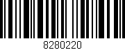 Código de barras (EAN, GTIN, SKU, ISBN): '8280220'