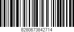 Código de barras (EAN, GTIN, SKU, ISBN): '8280673842714'
