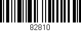 Código de barras (EAN, GTIN, SKU, ISBN): '82810'