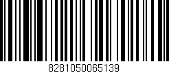 Código de barras (EAN, GTIN, SKU, ISBN): '8281050065139'