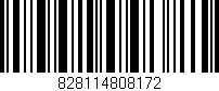 Código de barras (EAN, GTIN, SKU, ISBN): '828114808172'