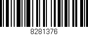 Código de barras (EAN, GTIN, SKU, ISBN): '8281376'