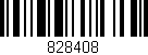 Código de barras (EAN, GTIN, SKU, ISBN): '828408'