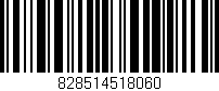 Código de barras (EAN, GTIN, SKU, ISBN): '828514518060'