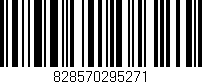 Código de barras (EAN, GTIN, SKU, ISBN): '828570295271'