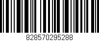 Código de barras (EAN, GTIN, SKU, ISBN): '828570295288'