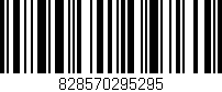 Código de barras (EAN, GTIN, SKU, ISBN): '828570295295'