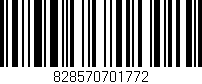 Código de barras (EAN, GTIN, SKU, ISBN): '828570701772'