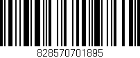 Código de barras (EAN, GTIN, SKU, ISBN): '828570701895'