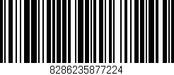 Código de barras (EAN, GTIN, SKU, ISBN): '8286235877224'
