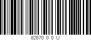 Código de barras (EAN, GTIN, SKU, ISBN): '82870_0_0_U'