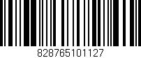 Código de barras (EAN, GTIN, SKU, ISBN): '828765101127'