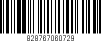 Código de barras (EAN, GTIN, SKU, ISBN): '828767060729'
