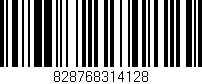 Código de barras (EAN, GTIN, SKU, ISBN): '828768314128'