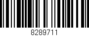 Código de barras (EAN, GTIN, SKU, ISBN): '8289711'