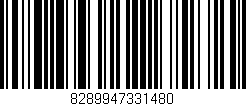 Código de barras (EAN, GTIN, SKU, ISBN): '8289947331480'