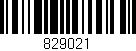 Código de barras (EAN, GTIN, SKU, ISBN): '829021'