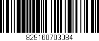 Código de barras (EAN, GTIN, SKU, ISBN): '829160703084'