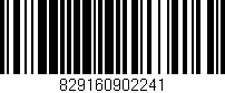 Código de barras (EAN, GTIN, SKU, ISBN): '829160902241'