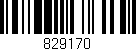 Código de barras (EAN, GTIN, SKU, ISBN): '829170'