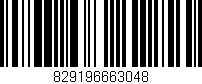 Código de barras (EAN, GTIN, SKU, ISBN): '829196663048'
