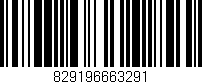 Código de barras (EAN, GTIN, SKU, ISBN): '829196663291'