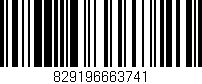 Código de barras (EAN, GTIN, SKU, ISBN): '829196663741'