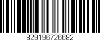 Código de barras (EAN, GTIN, SKU, ISBN): '829196726682'