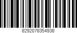 Código de barras (EAN, GTIN, SKU, ISBN): '8292078354938'