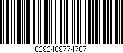Código de barras (EAN, GTIN, SKU, ISBN): '8292409774787'