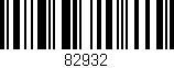 Código de barras (EAN, GTIN, SKU, ISBN): '82932'