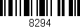 Código de barras (EAN, GTIN, SKU, ISBN): '8294'