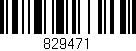 Código de barras (EAN, GTIN, SKU, ISBN): '829471'