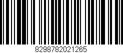 Código de barras (EAN, GTIN, SKU, ISBN): '8298782021265'