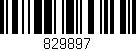 Código de barras (EAN, GTIN, SKU, ISBN): '829897'
