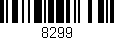 Código de barras (EAN, GTIN, SKU, ISBN): '8299'