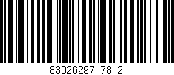 Código de barras (EAN, GTIN, SKU, ISBN): '8302629717812'