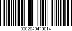 Código de barras (EAN, GTIN, SKU, ISBN): '8302849478814'