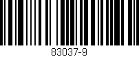 Código de barras (EAN, GTIN, SKU, ISBN): '83037-9'