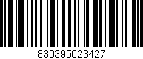 Código de barras (EAN, GTIN, SKU, ISBN): '830395023427'
