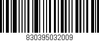 Código de barras (EAN, GTIN, SKU, ISBN): '830395032009'