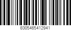Código de barras (EAN, GTIN, SKU, ISBN): '8305465412941'