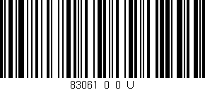 Código de barras (EAN, GTIN, SKU, ISBN): '83061_0_0_U'