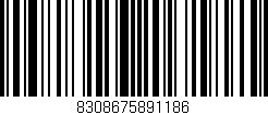 Código de barras (EAN, GTIN, SKU, ISBN): '8308675891186'