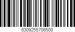 Código de barras (EAN, GTIN, SKU, ISBN): '8309255706500'