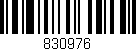 Código de barras (EAN, GTIN, SKU, ISBN): '830976'