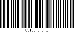 Código de barras (EAN, GTIN, SKU, ISBN): '83106_0_0_U'