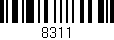 Código de barras (EAN, GTIN, SKU, ISBN): '8311'