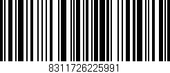 Código de barras (EAN, GTIN, SKU, ISBN): '8311726225991'